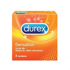 BCS Durex Sensation (gai) hộp 3 cái