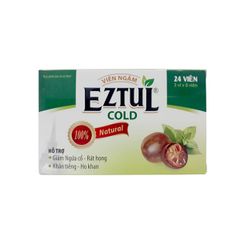 Eztul Cold (Viên ngậm ho) Hộp 24 Viên