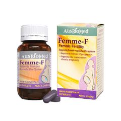 Viên Uống Hỗ Trợ Sức Khỏe Sinh Sản Cho Phụ Nữ Femme - F (Chai 60 Viên)