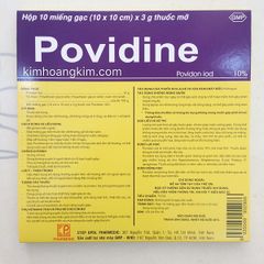 Gạc Povidine 10%