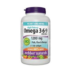 VIÊN NANG MỀM OMEGA 3-6-9 1200MG CHAI 150 VIÊN