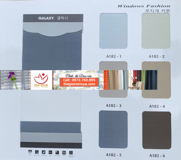 Rèm cầu vồng Hàn Quốc Fineplus (HC Blinds) - Mã Galaxy A182