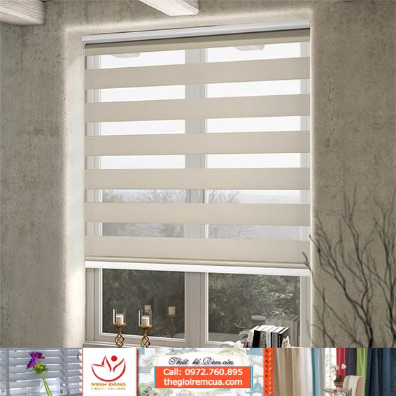 Rèm cầu vồng Hàn Quốc Fineplus (HC Blinds) - Mã Dalin A209