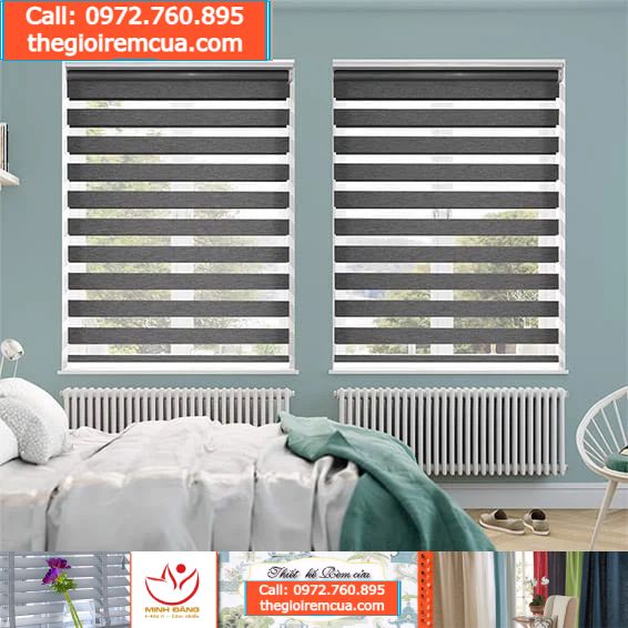 Rèm cầu vồng giá rẻ Hàn Quốc Fineplus (HC Blinds) - Mã Focus YLY13