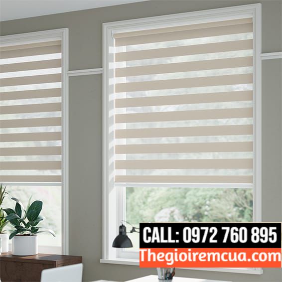 Rèm cầu vồng giá rẻ Hàn Quốc Fineplus (HC Blinds) - Mã Gauze YLY304-1