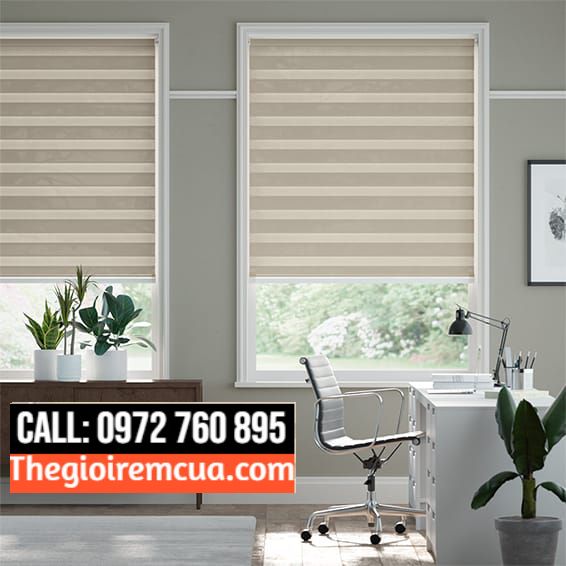 Rèm cầu vồng giá rẻ Hàn Quốc Fineplus (HC Blinds) - Mã Gauze YLY304-1