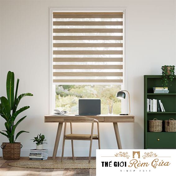 Rèm cầu vồng giá rẻ Hàn Quốc Fineplus (HC Blinds) - Mã Plail PA