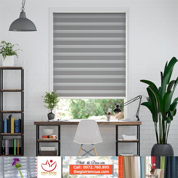 Rèm cầu vồng cao cấp Hàn Quốc Fineplus (HC Blinds) - Mã Jasmin TC57