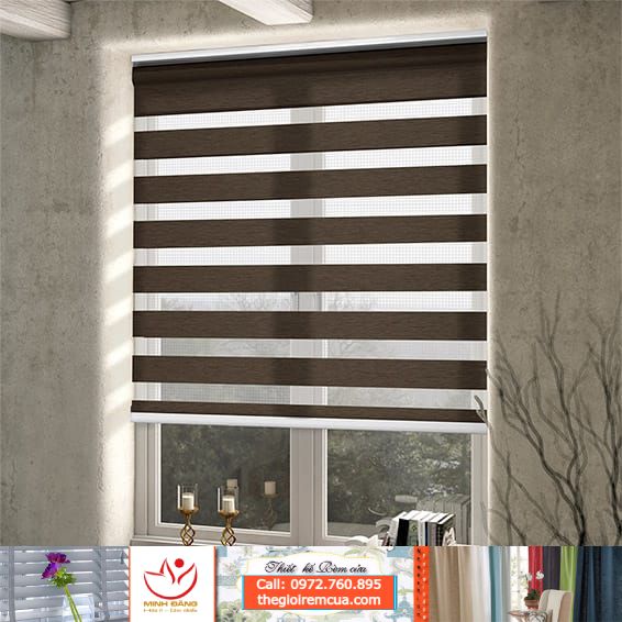 Rèm cầu vồng Hàn Quốc Fineplus (HC Blinds) - Mã Valentino A181