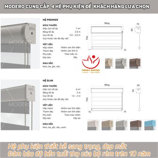 Rèm cầu vồng Modero giá rẻ nhất mã WookLook - 205