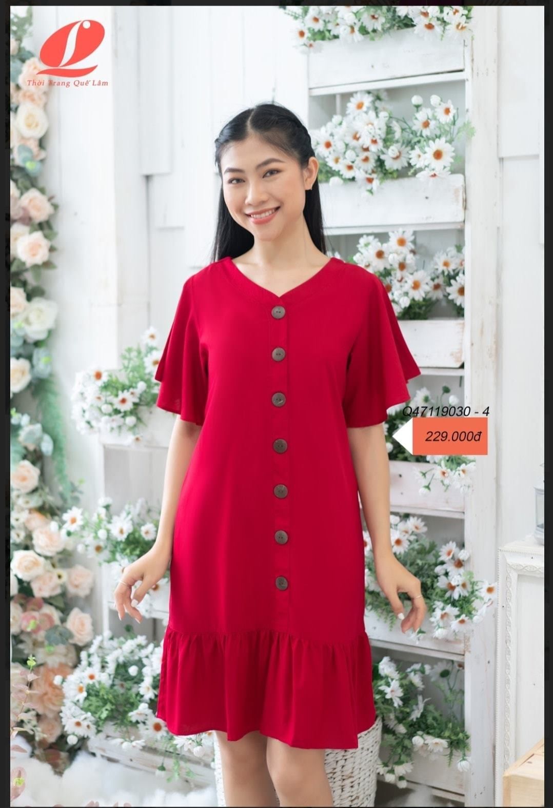 Đồ bộ mặc nhà đầm RAYON màu dáng xuông mềm mát - Q47119030
