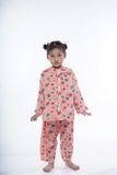  Đồ bộ Pijama bé gái quần dài áo dài tay họa tiết dễ thương - Q25112301 
