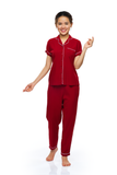  Đồ bộ Pijama quần dài áo ngắn tay màu sắc đơn giản - A45112303 