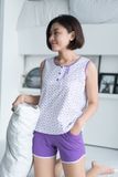  Q43618010 - Đồ bộ mặc nhà bộ ngắn THUN phối COTTON 