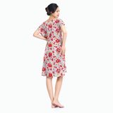  A47118021 - Đầm mặc nhà, váy ngủ nữ form rộng dáng cánh dơi chất Rayon mát mềm, họa tiết hoa bắt mắt nhiều màu full size M,L,XL,XXL 