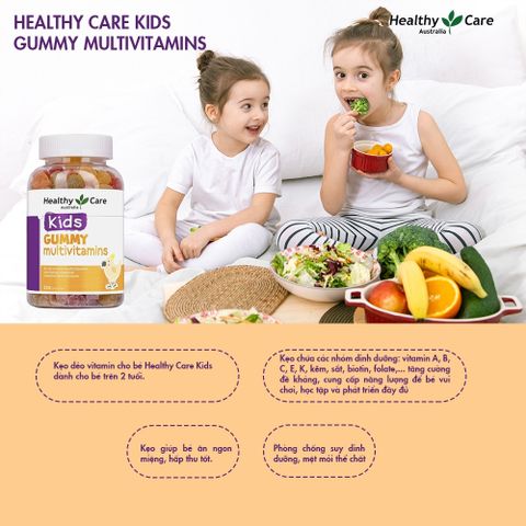 Vitamin Tổng Hợp Cho Bé Healthy Care Gummy Multivitamins 250 Viên