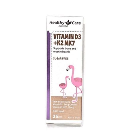 Vitamin D3 + K2 MK27 Healthy Care Úc 25ml Thực Phẩm Bổ Sung Chăm Sóc Sức Khoẻ Bé