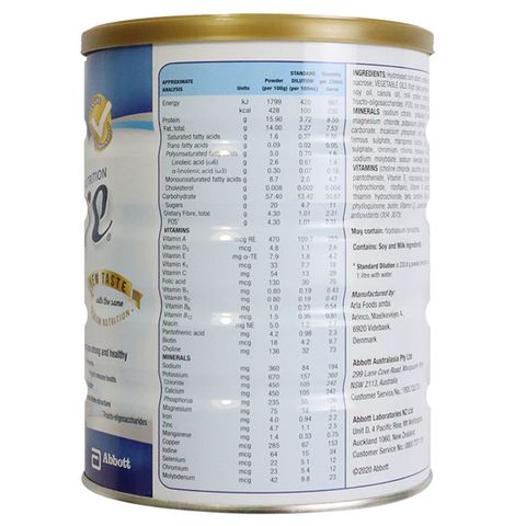 Sữa Bột Ensure Úc Vanilla 850g (Dành cho người cao tuổi, người suy nhược cơ thể)
