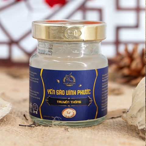 Yến Sào Truyền Thống Chưng Đường Phèn Vĩnh Phước 70ml [20% Yến Tươi]