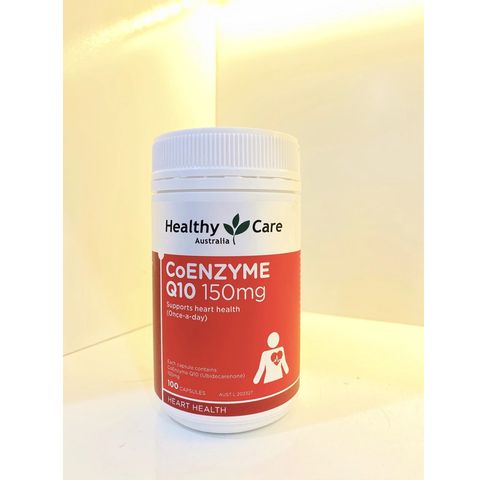 Viên Uống Bổ Tim Úc Healthy Care CoENZYME Q10 (CoQ10) 150mg 100 Viên