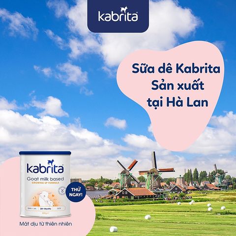 Sữa Dê Kabrita Hà Lan Số 1,2,3 - Sữa Bột Công Thức 800g