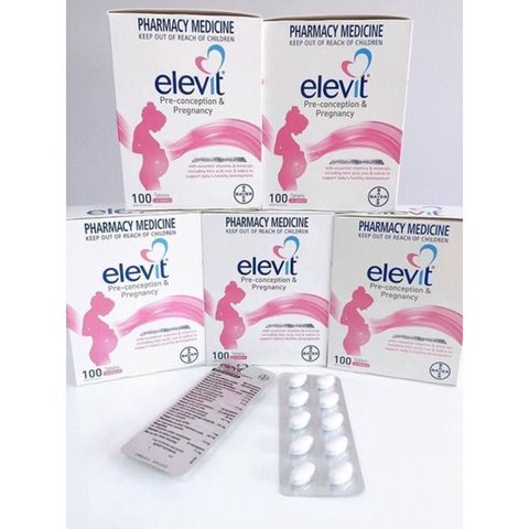 Vitamin Úc Tổng Hợp Cho Me Bầu ELEVIT 100 Viên