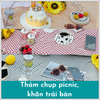 Thảm Picnic, Khăn Trải Bàn - Nhiều Màu - 1x1.5m/ 1.5x2m (BG-08)