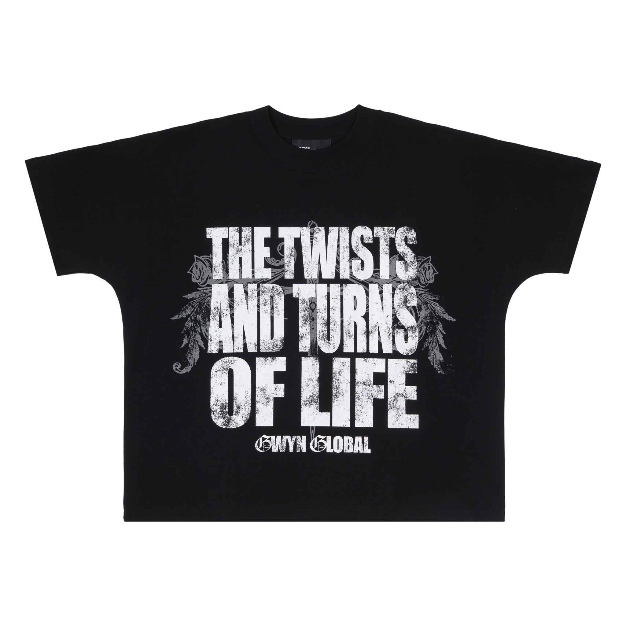 GWYN MOTIVALTIONAL T-SHIRT/ BLACK