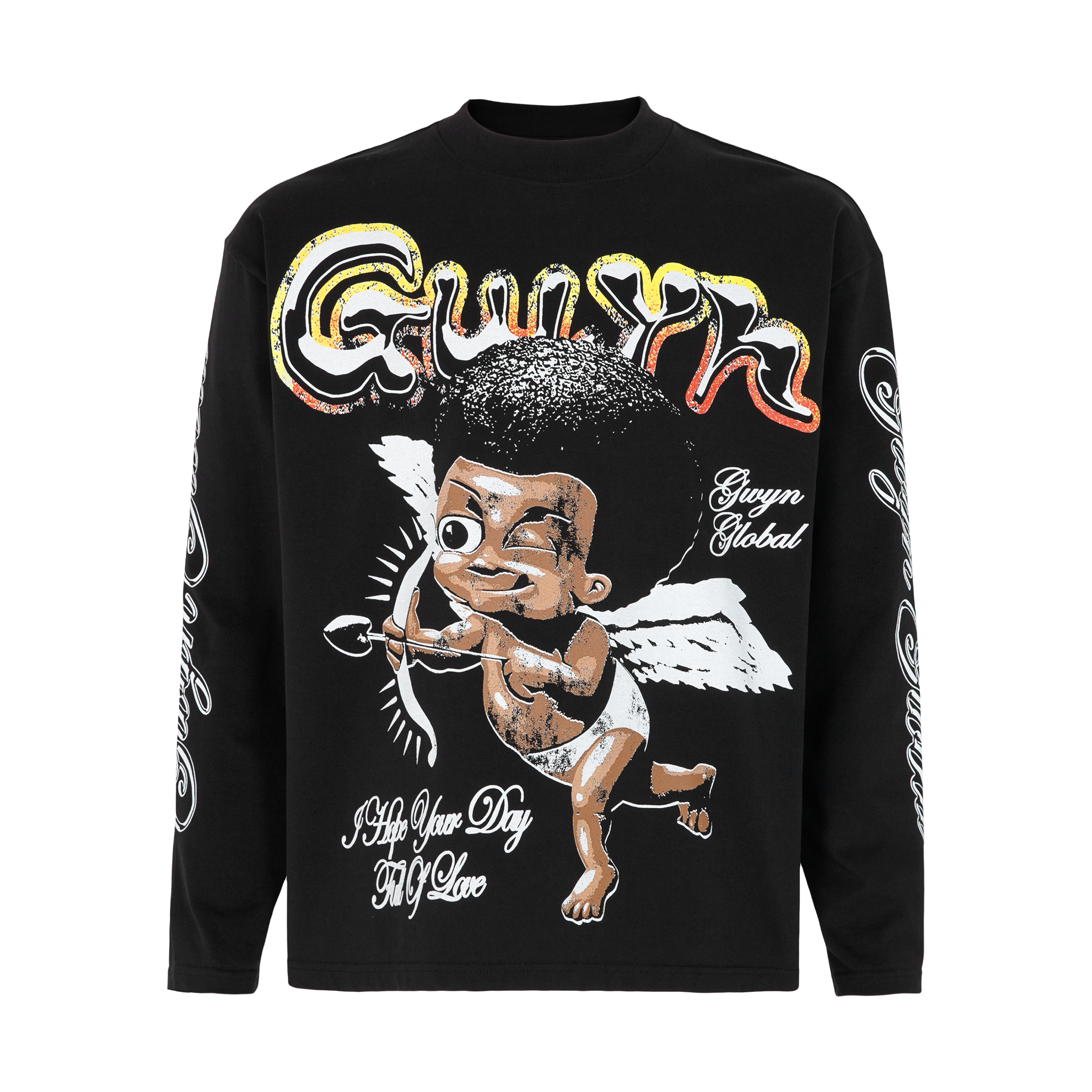 GWYN GRAPHIC PRINT LONG SLEEVED T-SHIRT