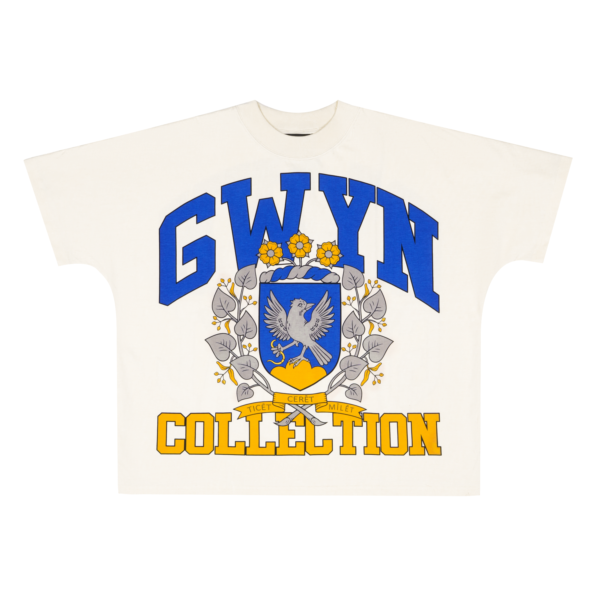 GWYN SIMPLE BIRD T-SHIRT/ OFF WHITE