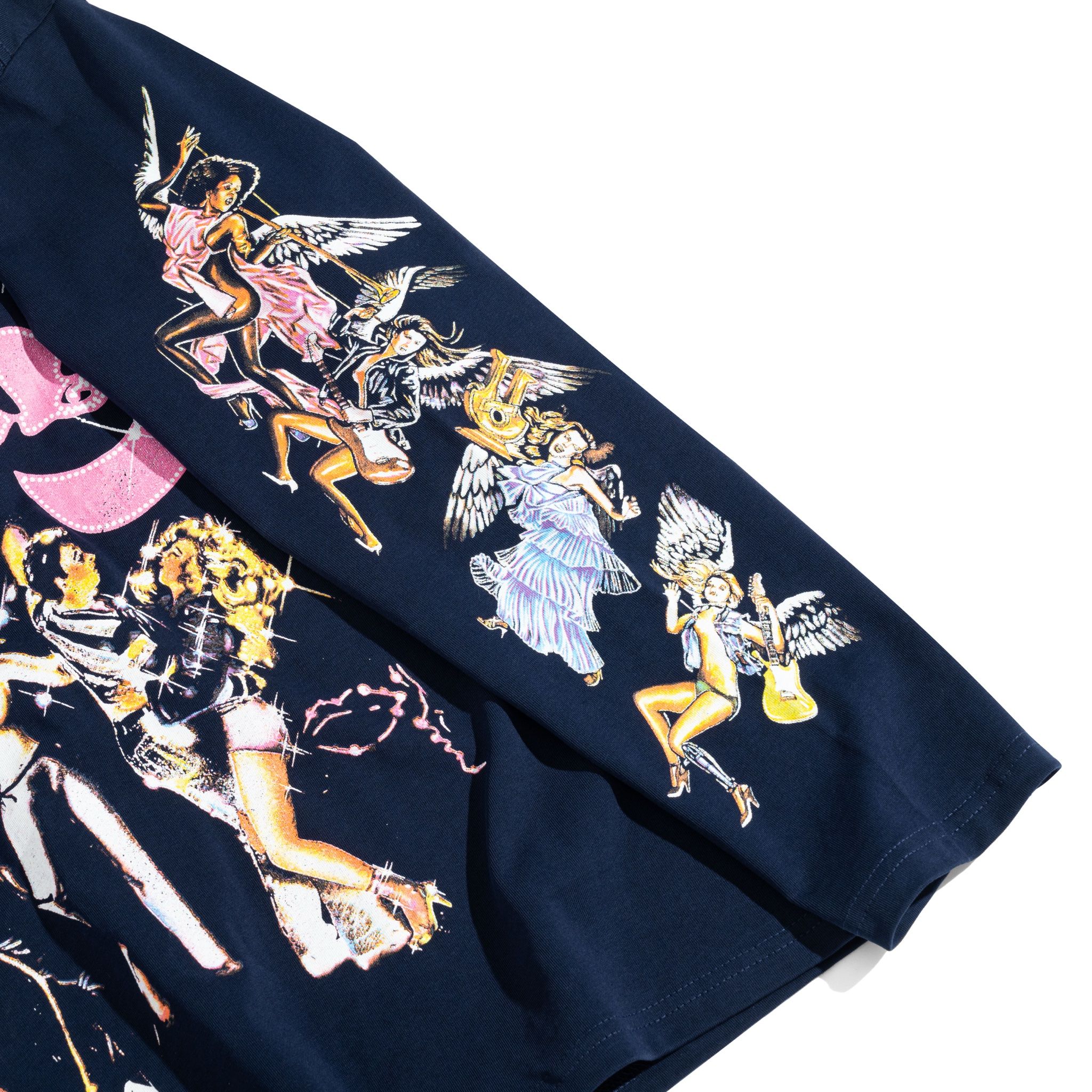 GWYN NIGHT CLUB LONG SLEEVED T-SHIRT/ NAVY BLUE