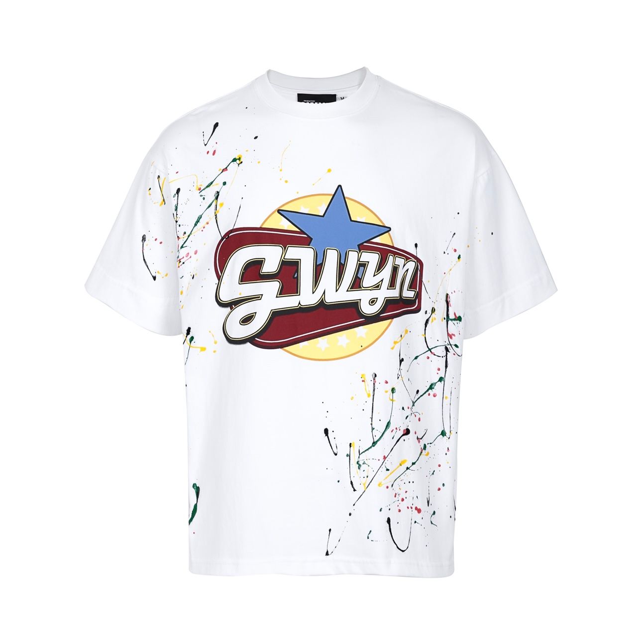 GWYN PAINTED T-SHIRT/ WHITE