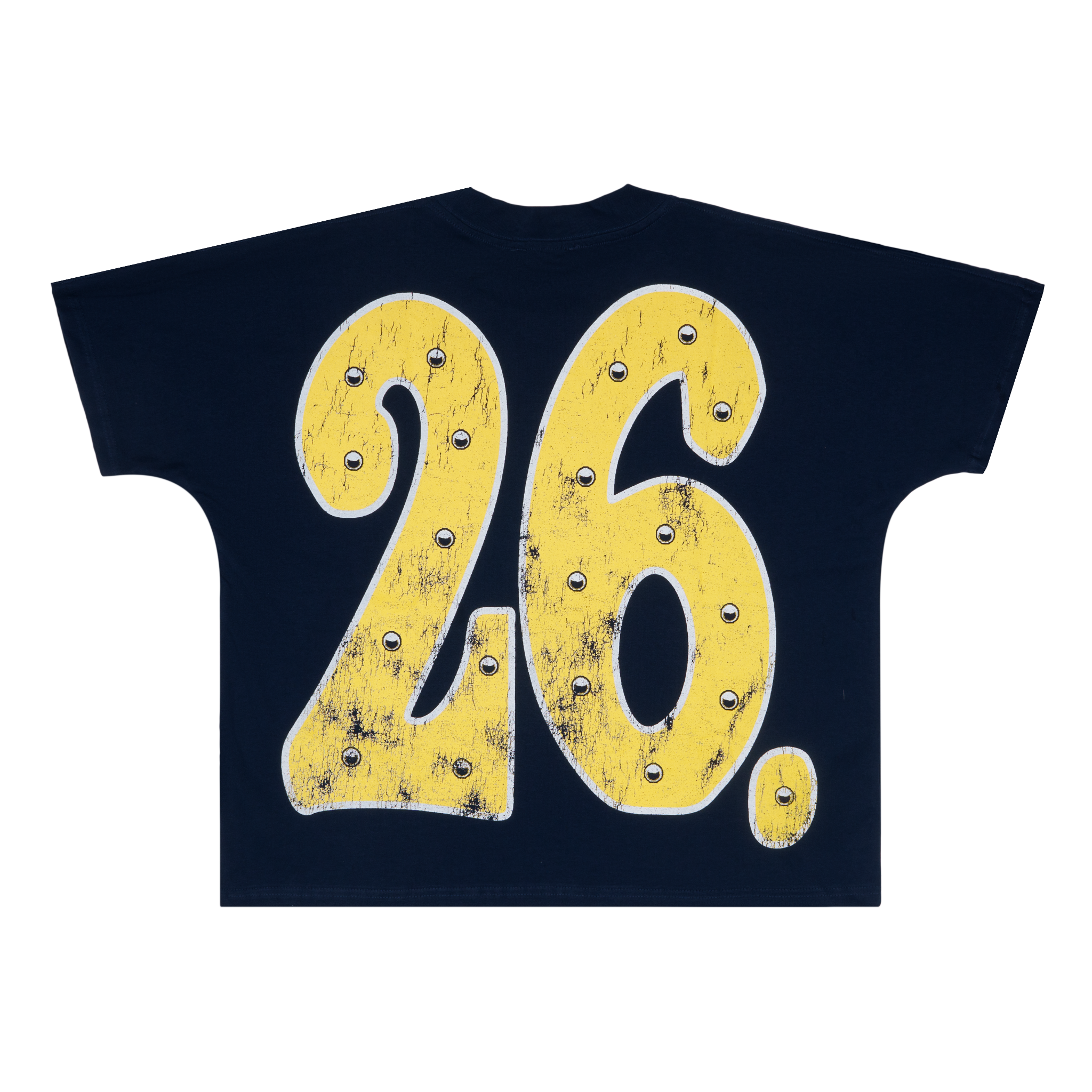 GWYN ADORABLE GOAT T-SHIRT/ NAVY BLUE