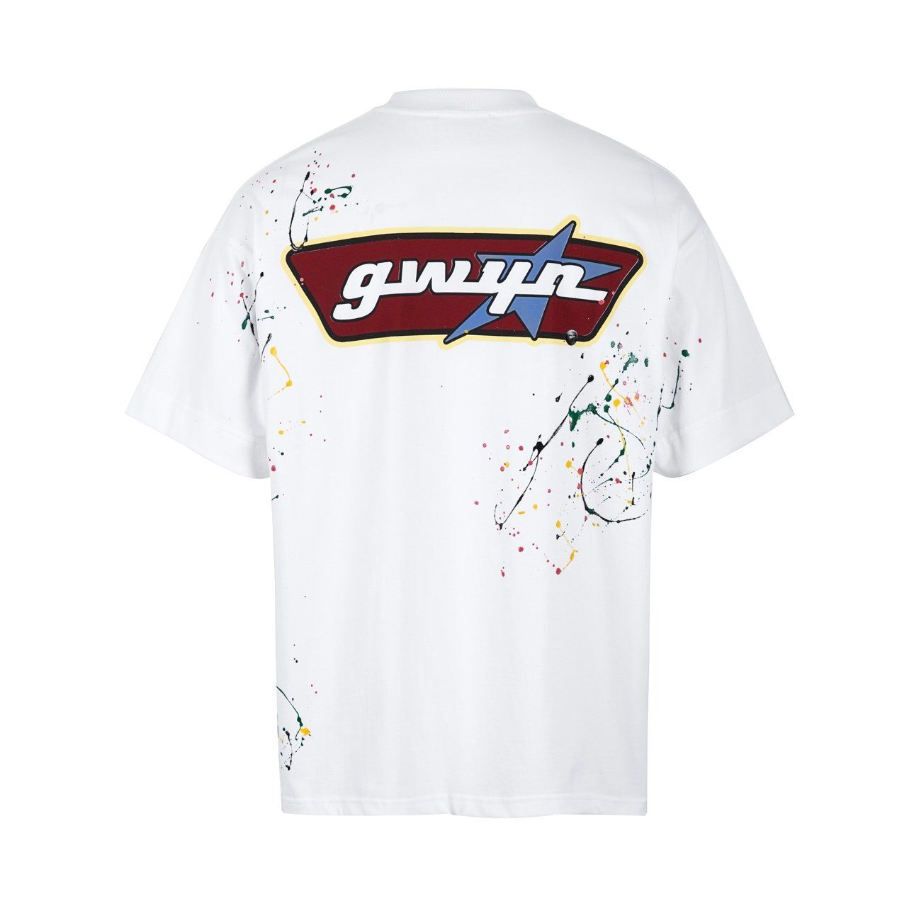 GWYN PAINTED T-SHIRT/ WHITE