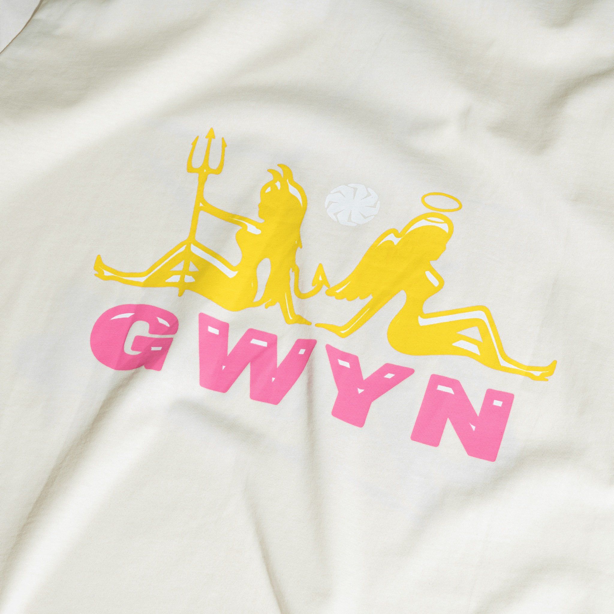 GWYN PINK STAR T-SHIRT/ CREAM WHITE