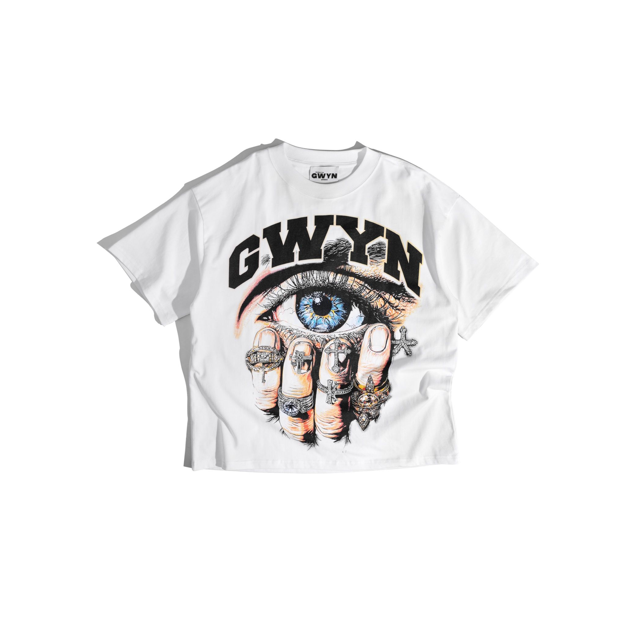 GWYN THE EYES T-SHIRT/ WHITE