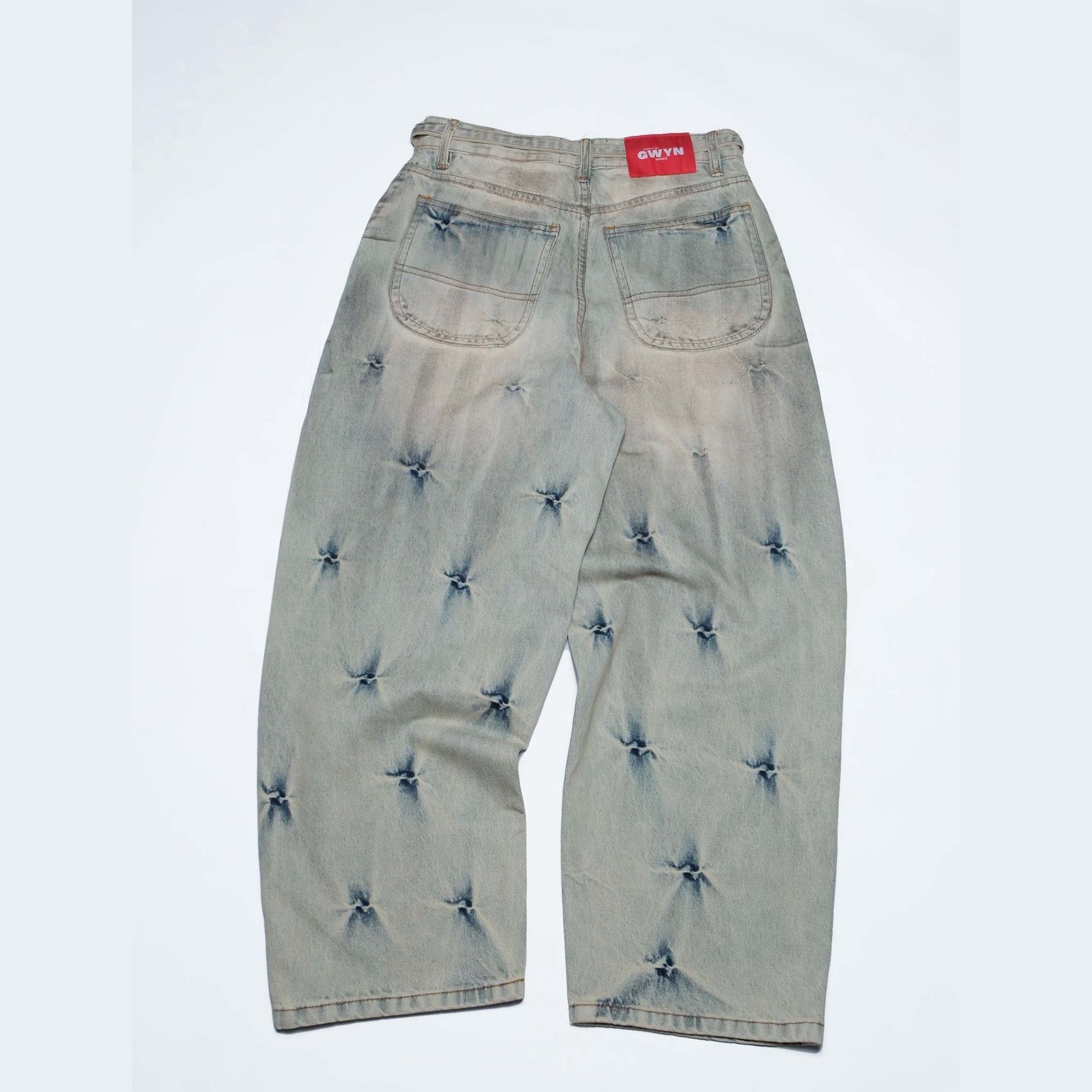 GWYN PINCHED JEANS/ VINTAGE BLUE WASHED