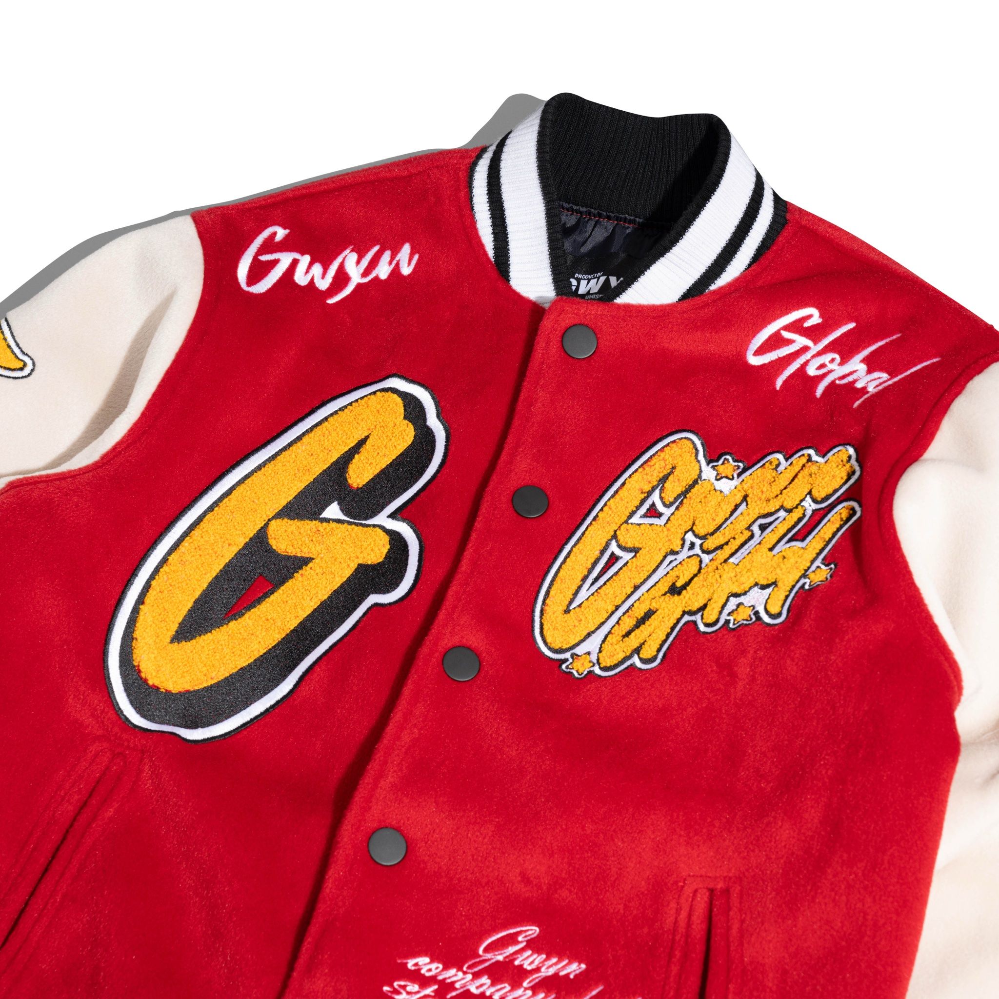GWYN LOGO VARSITY JACKET