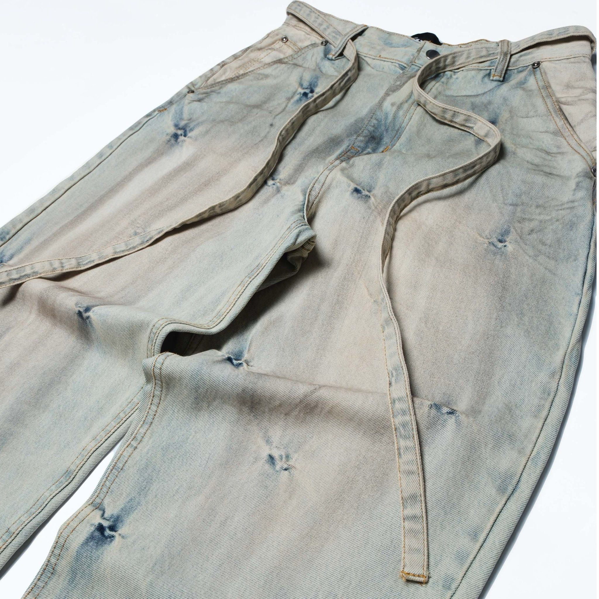 GWYN PINCHED JEANS/ VINTAGE BLUE WASHED