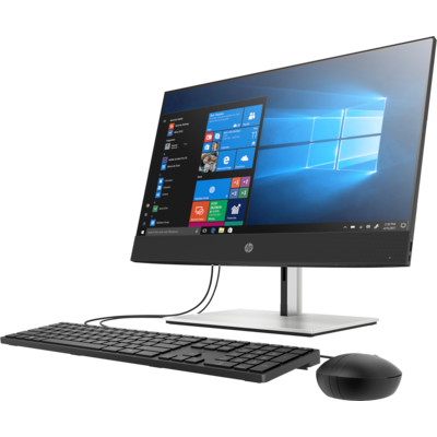 PC HP 400G6 AIO NT/ i3-10100T/ 4G/ 256G SSD/ 23.8 FHD NT/ Wifi/ DVDRW/ Adjust Stand/ W10