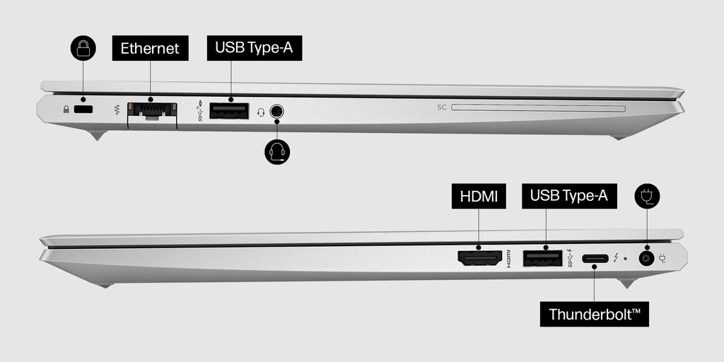 HP Elitebook 630 G10/ Core i5-1335U/ 16G/ 512GSSD/ 13.3FHDT/ FP/ WL/ BT/ 3C42WHr/ ALU/ W11SL/ LED_KB/ BẠC