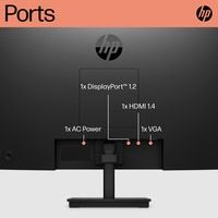Màn hình máy tính HP P24 G5 23.8-Inch Monitor/ FHD/ IPS/ VGA/ HDMI/ DP/ 3Y WTY