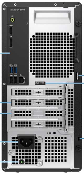 PC Dell Inspiron 3910/ Intel Core i7-12700/ 8GB/ 512GB SSD/ DVDRW/ GTX1650 4GB/ WL+BT/ Win 11+Off21