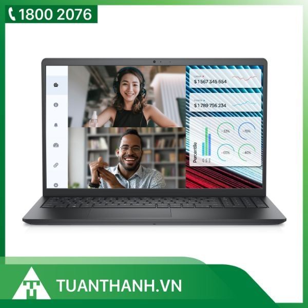 Laptop Dell Vostro 3520/ Core i3-1215U/ 8GB/ 512SSD/ 15.6FHD/ Win 11SL+Office Home_ST/ Grey