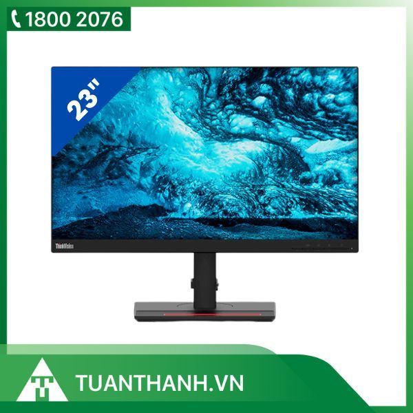 Màn hình Lenovo ThinkVision T23i-20 61F6MAR2WW/ 23 inch FHD Monitor/ HDMI, DP, VGA, USB/ 3Y WTY