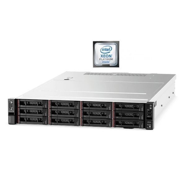 Máy chủ Lenovo ThinkSystem SR550/Intel Xeon Silver-4116-12C-85W-2.1GHz/8GB TruDDR4 2666 MHz/8x2.5 SATA/750W