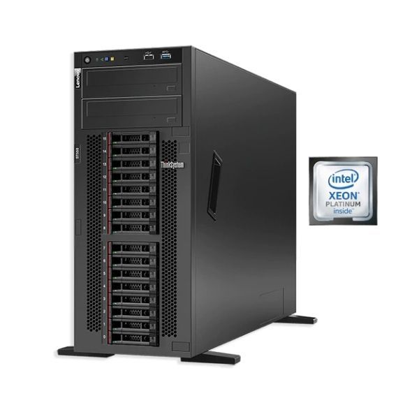 Máy chủ Lenovo ThinkSystem ST550/Intel Xeon Silver-4110-8C-85W-2.1GHz/2x8G/4x3.5 SATA/550W