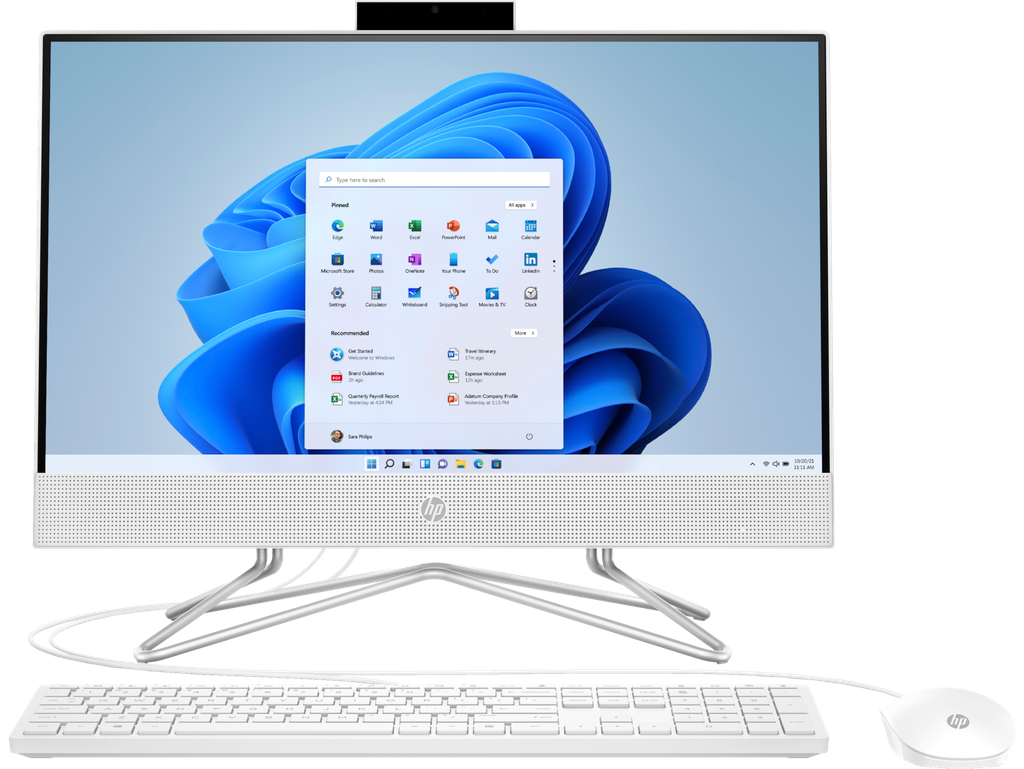 HP AIO 22-dd2043d i5-1235U/ 8G/ 512GSSD/ 21.5FHD/ WL/ BT/ KB/ M / W11SL/ TRẮNG