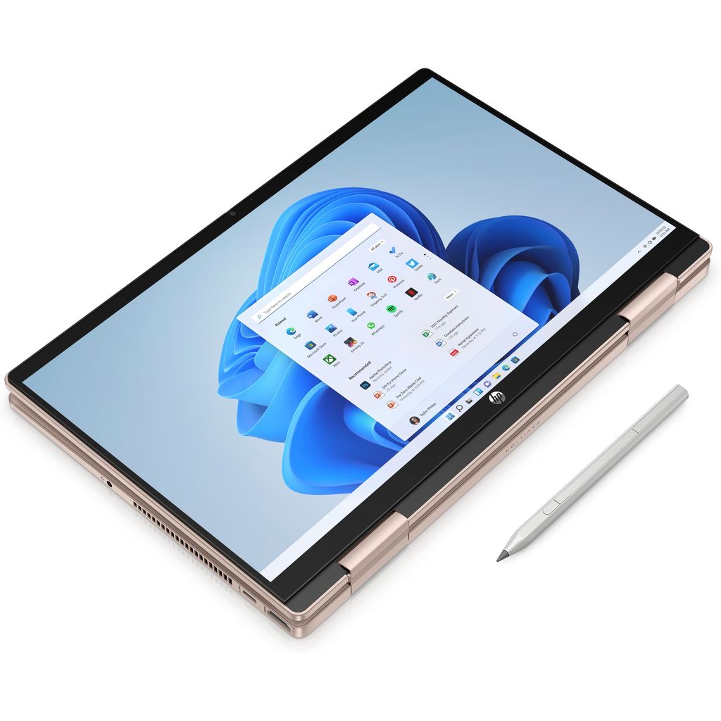 HP Pavilion X360 14-ek2024TU core 5-120U (10C (2P + 8E)/12T, P-core 1.4/5GHz, E-core 0.9/3.8GHz, 12MB)/ 16G/ 512GSSD/ 14.0FHDT/ PEN/ FP/ WL/ BT/ 3C/ W11H/ VÀNG