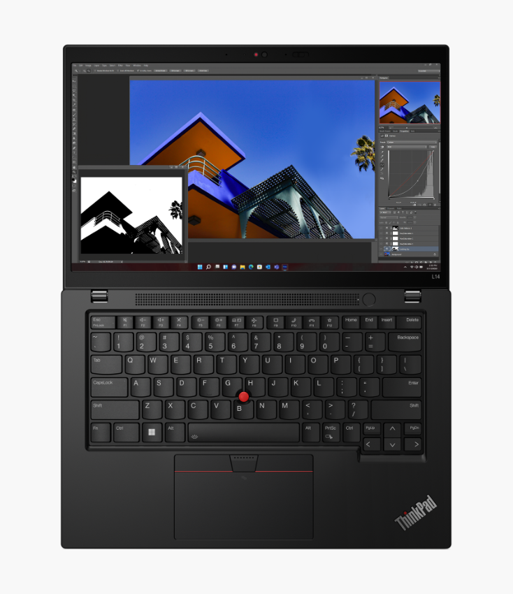 Laptop Lenovo ThinkPad L14 GEN 4 - i5 1340P(12C (4P + 8E)/16T, P-core max 4.6GHz, E-core max 3.4GHz, 12MB)/ 16GB/ 512GB SSD/14 inch FHD/NoOS/ Black/ Alu/ 2Y